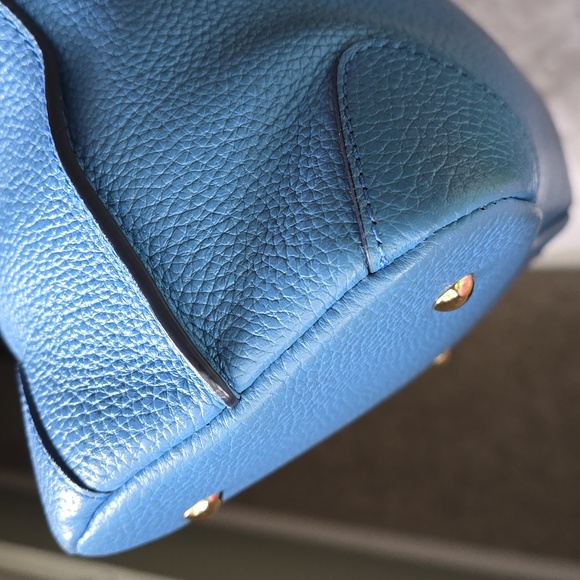 MCM 1st LADY Top Handle Pebbled Leather with Long Strap + COA - Picture 15 of 17